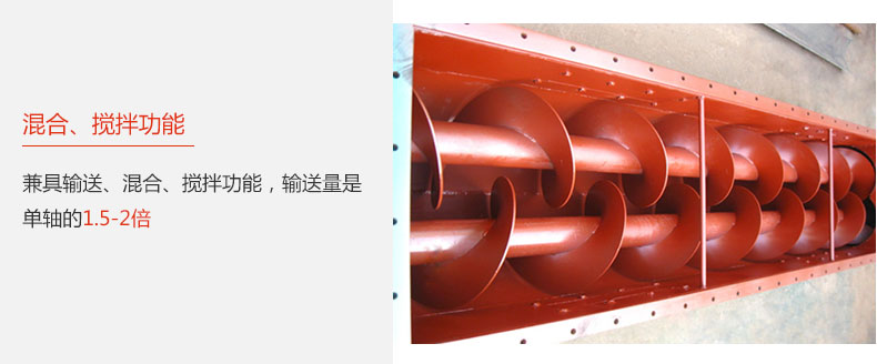 具有混合、攪拌功能，輸送量大